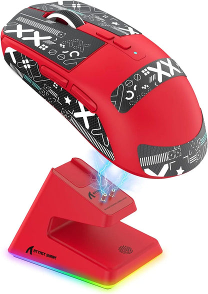 PCMAMBASNAKE x ATTACK SHARK X6 49g Superlight Wireless Gaming Mouse with Ma