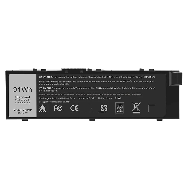 PC MFKVP 91Wh Laptop Battery For Dell Precision 7510 7520 7710 7720 M7710 M7510 TWCPG T05W1 1G9VM GR5D3 0FNY7 0GR5D3 M28DH RDYCT