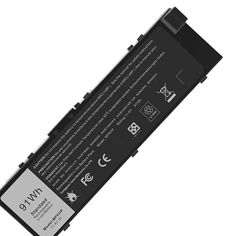 PC MFKVP 91Wh Laptop Battery For Dell Precision 7510 7520 7710 7720 M7710 M7510 TWCPG T05W1 1G9VM GR5D3 0FNY7 0GR5D3 M28DH RDYCT