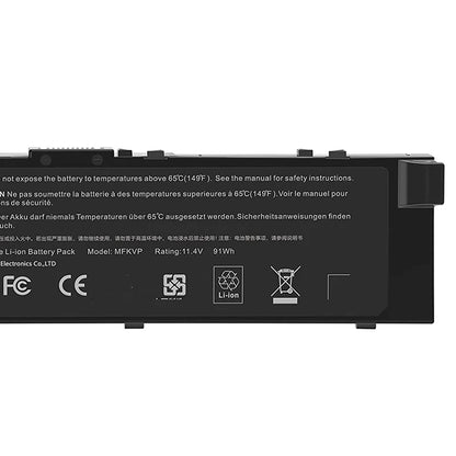 PC MFKVP 91Wh Laptop Battery For Dell Precision 7510 7520 7710 7720 M7710 M7510 TWCPG T05W1 1G9VM GR5D3 0FNY7 0GR5D3 M28DH RDYCT