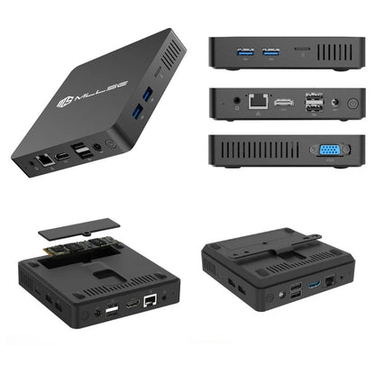 PCMLLSE M2 Pro Mini PC Powerful 8GB RAM, 256GB SSD, Intel J3710, Windows 10