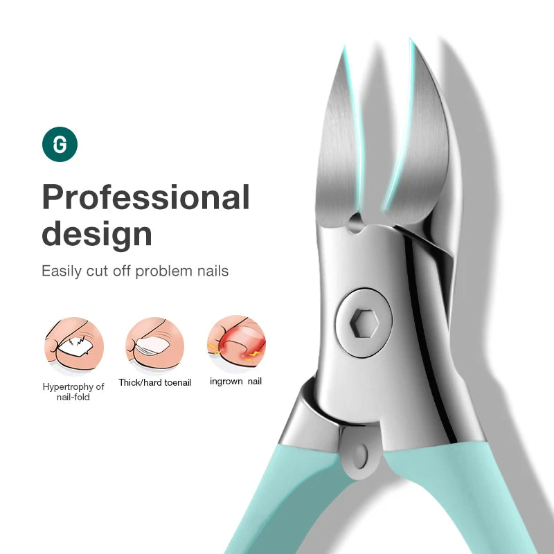 MR.GREEN ingrown Nail Clippers Toenail Cutter Stainless Steel Pedicure Tools Thick Toe Nail Correction Deep Into Nail Grooves