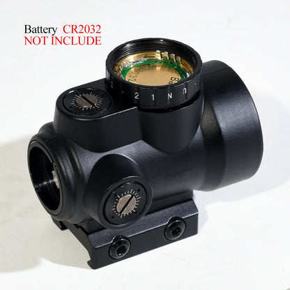 MR0 2 MOA Reticle Rifle Red Dot Sight Scope Tactical Hunting Shooting Collimator Sight W/20MM Picatinny Rail Low Mount