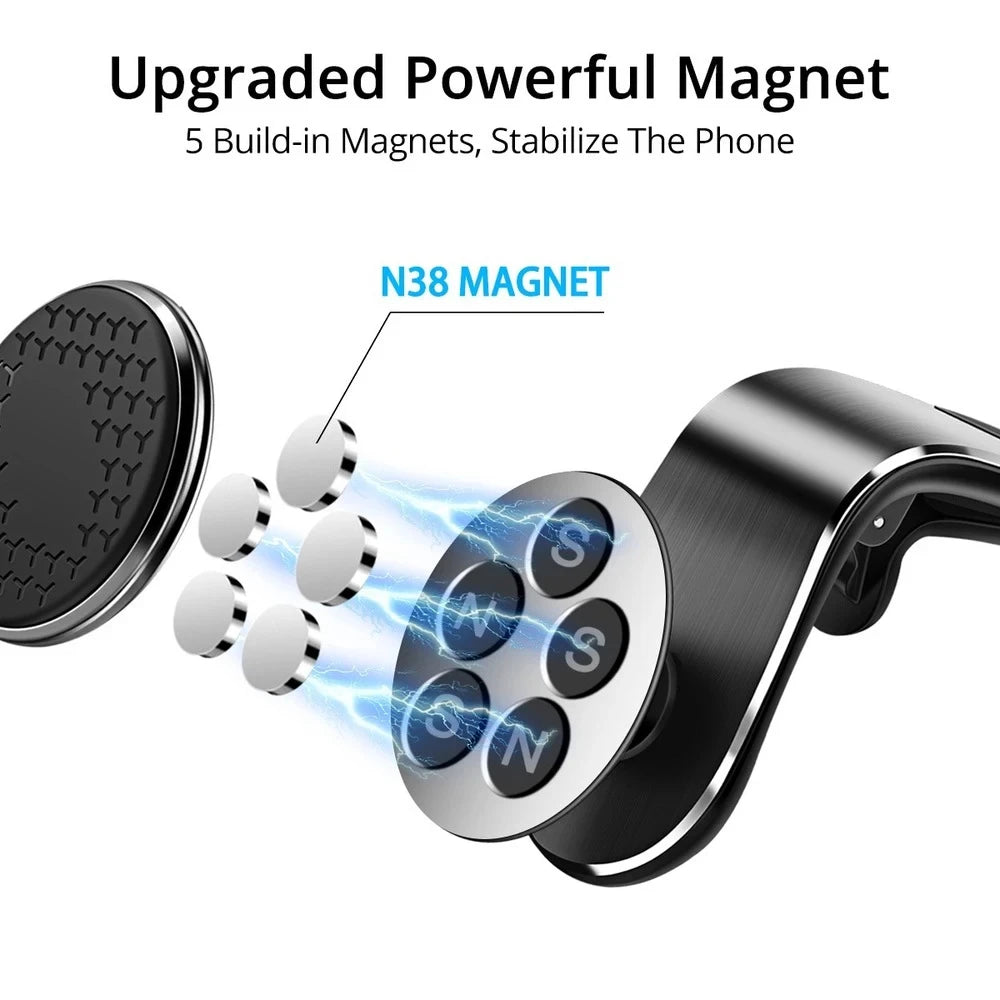 PC Magnetic Car Phone Holder Mobile Support For The Car Cell phone Support Mobile Door For Auto For iphone Xiaomi Huawei Samsung