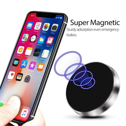 PC Magnetic Phone Car Holder Universal Magnetic Mount Bracket Stick on Car Dashboard Wall  iPhone Samsung Xiaomi Huawei