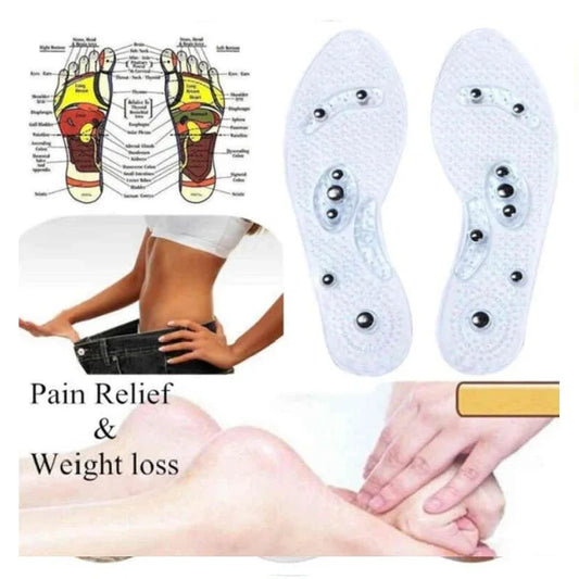 PC Magnetic Therapy Slimming Insoles  Weight Loss Foot Massage Health Care