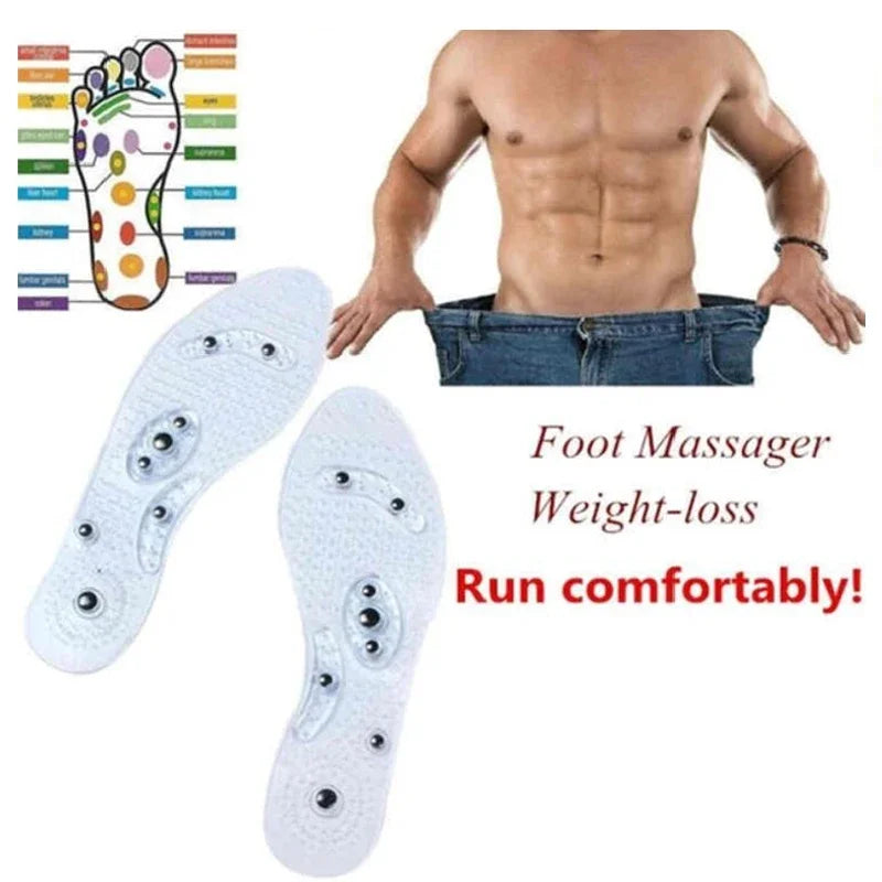 PC Magnetic Therapy Slimming Insoles  Weight Loss Foot Massage Health Care