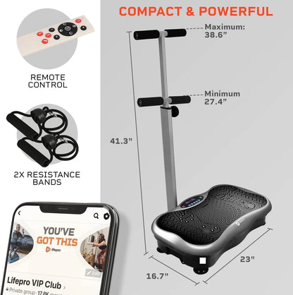 PC Magnetic acupoint vibration board exercise machine, suitable  beginners