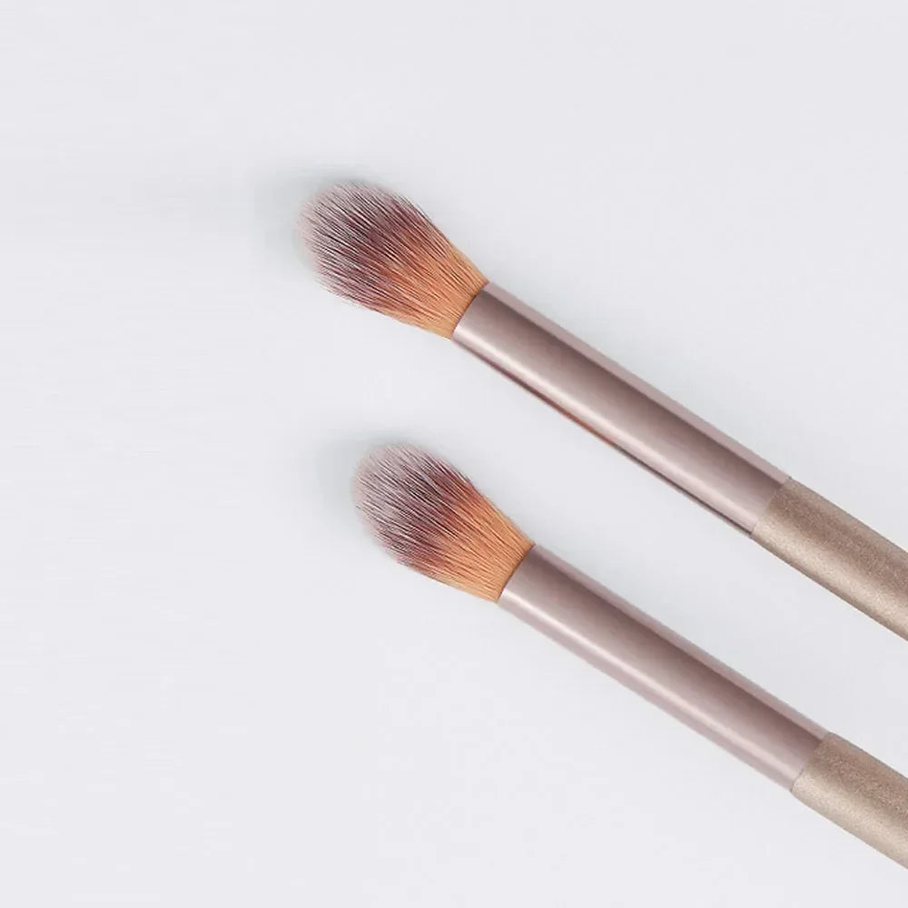 Makeup Brushes 2Pcs Professional Nose Shadow Highlighting Brush Face Cosmetics Blending Smudge Shader Brush Beauty Kits