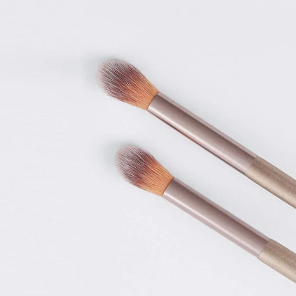 Makeup Brushes 2Pcs Professional Nose Shadow Highlighting Brush Face Cosmetics Blending Smudge Shader Brush Beauty Kits