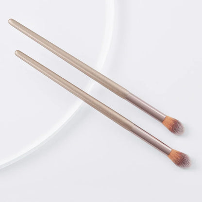 Makeup Brushes 2Pcs Professional Nose Shadow Highlighting Brush Face Cosmetics Blending Smudge Shader Brush Beauty Kits