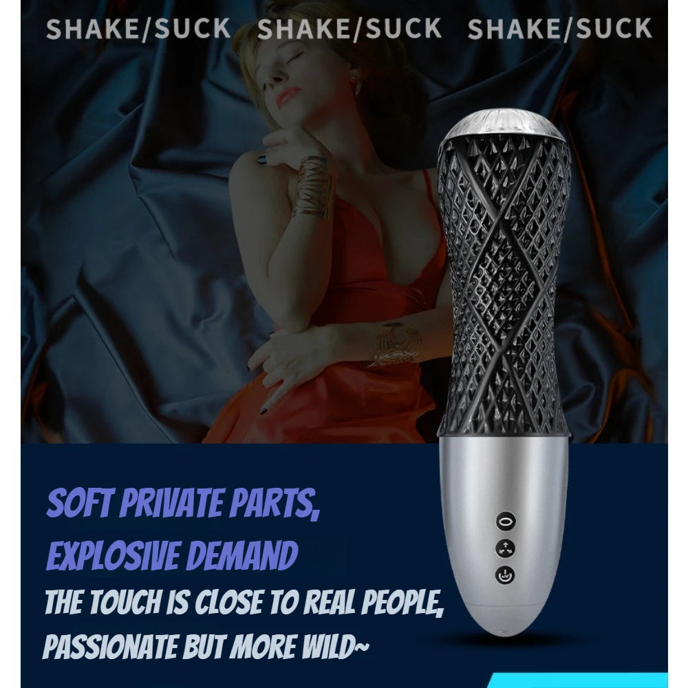 Male Masturbator Vacuum Sucking Masturbators Tongue Blowjob Masturbator Cup Sex Toys  Men Sexmachine Pocket Pussy Masturbator gtooza.com