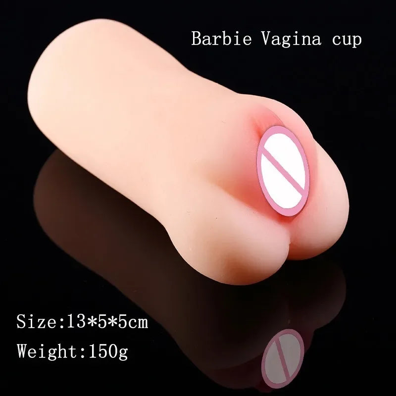 Male Sex Masturbator Super Realistic Deep Vagina  Man Silicone Oral Sexual Masturbation  Cup Adult Erotic Product