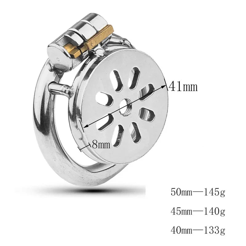 GtoozaMale  Super Mini Stainless Steel Chastity Device Penis Cage Cock Ring With Lock Sex Toys  Men BDSM Sissy gtooza.com