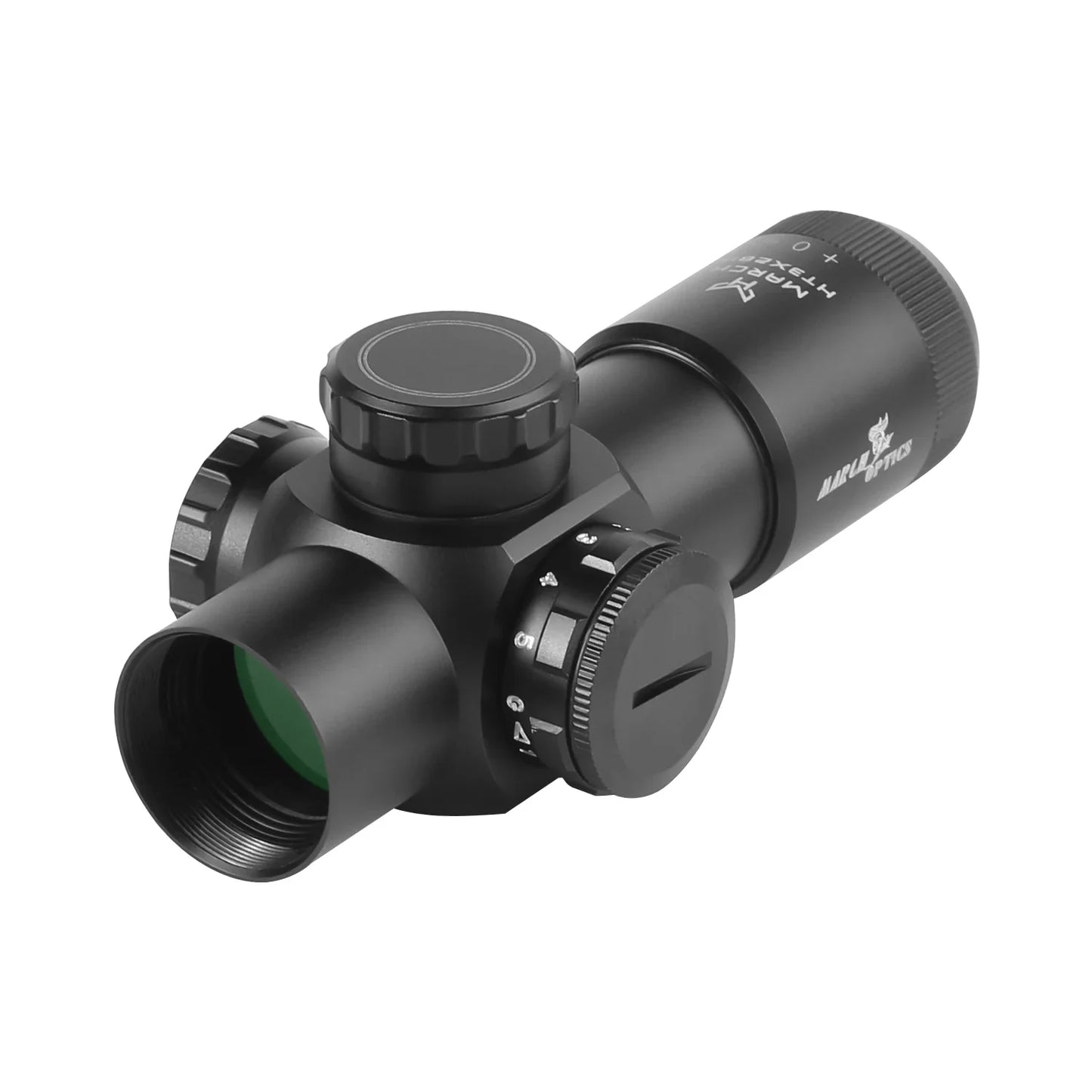 March Fixed Optic Short Riflescope H3x28IR Sight Green Red Rifle Scope  Hunting Sniper Airsoft Air Guns Red Dot With Mounts