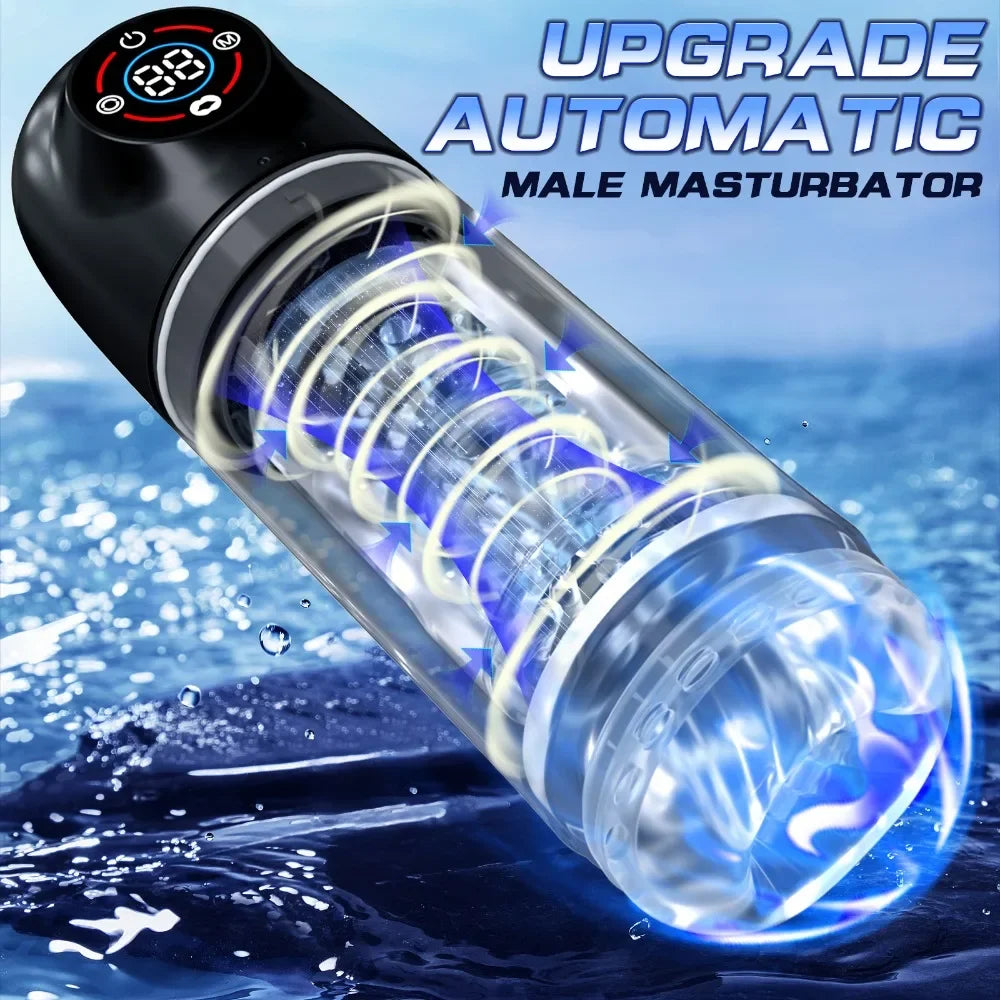 Masturbation Cup 7 Modes Rotation Sucking Male Masturbator Sex Toys  Men Pocket Pussy Glans Massager Blowjob Sexy Adult Man gtooza.com