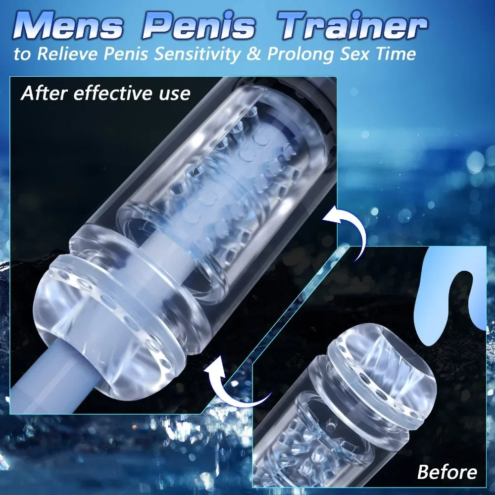 Masturbation Cup 7 Modes Rotation Sucking Male Masturbator Sex Toys  Men Pocket Pussy Glans Massager Blowjob Sexy Adult Man gtooza.com