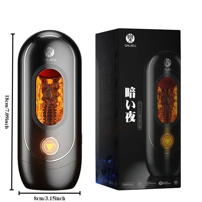 Masturbation Cup Electric APP Mobile Remote Control Strong Vibration AI Connected Electric Voice Masturbation Exercise Pussy