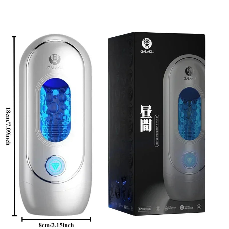 Masturbation Cup Electric APP Mobile Remote Control Strong Vibration AI Connected Electric Voice Masturbation Exercise Pussy