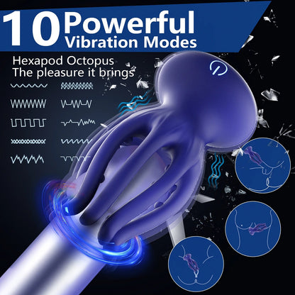 Masturbation Cup Glans Tentacle Vibration Massager Endurance Exercise Masturbation Cup Sexy Adult Man Pocket Pussy Sexmachine gtooza.com