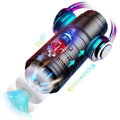 Masturbation cup fully automatic retractable vibration sucking heating male masturbation supplies sex toys pussey toy  men gtooza.com