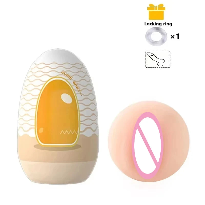 Men's Masturbation Cup Eggs Pocket Pussy Penile Massage Exercise Vagina Masturbator Sexmachine Sex Toy  Men 6 Styles Portable