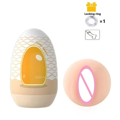 Men's Masturbation Cup Eggs Pocket Pussy Penile Massage Exercise Vagina Masturbator Sexmachine Sex Toy  Men 6 Styles Portable