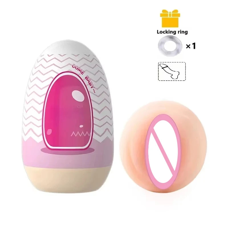 Men's Masturbation Cup Eggs Pocket Pussy Penile Massage Exercise Vagina Masturbator Sexmachine Sex Toy  Men 6 Styles Portable