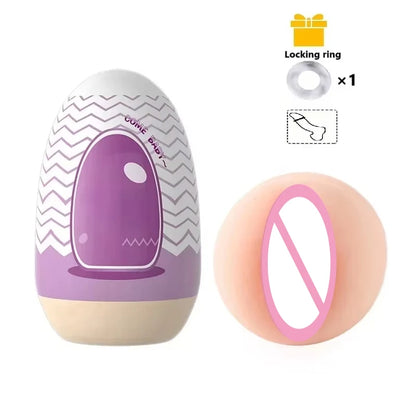 Men's Masturbation Cup Eggs Pocket Pussy Penile Massage Exercise Vagina Masturbator Sexmachine Sex Toy  Men 6 Styles Portable