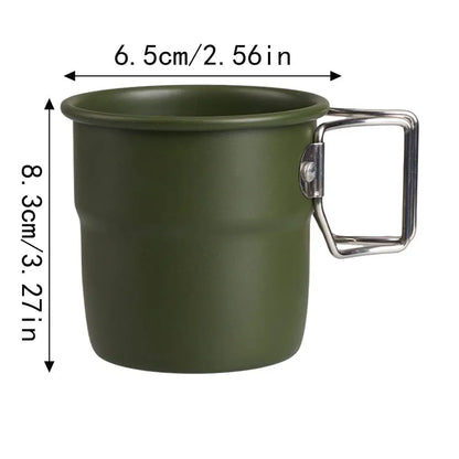 PC Metal Camping Cup Travel Outdoor Camping Mug Camping Accessories Wear-Re