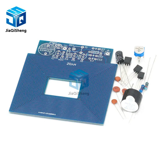 Metal Detector Scanner Unassembled Kit DC 3V-5V Suite Metal Sensor Board Module Electronic DIY Kits PCB Board Buzzer Capacitor