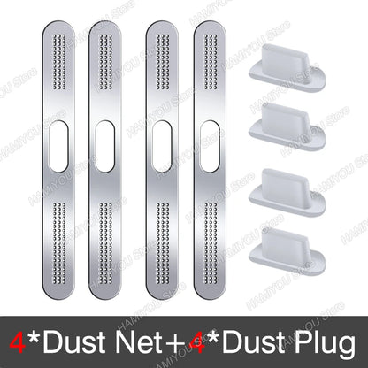 PC Metal Dustproof Net Sticker  IPhone 12 13 MIni 12 13 14 Pro Max 14 Plus Earpiece Speaker Hole Anti-Dust Metal Mesh Dust Cover