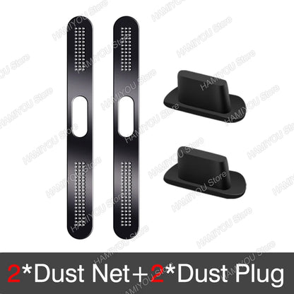 PC Metal Dustproof Net Sticker  IPhone 12 13 MIni 12 13 14 Pro Max 14 Plus Earpiece Speaker Hole Anti-Dust Metal Mesh Dust Cover