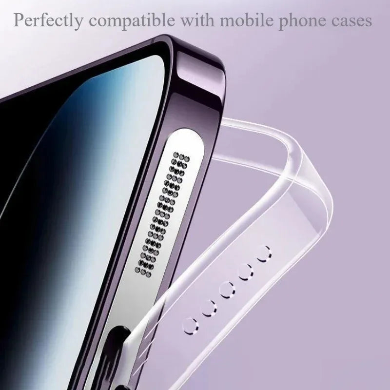 PC Metal Dustproof Net Sticker  IPhone 12 13 MIni 12 13 14 Pro Max 14 Plus Earpiece Speaker Hole Anti-Dust Metal Mesh Dust Cover