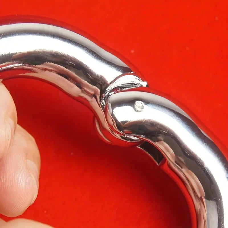 Metal Penis Cock Ring,Cockring Men Sex Toys,Ejaculation Delay Penisring, Adjustable Scrotum Ball Stretcher Weight Ballstretched,