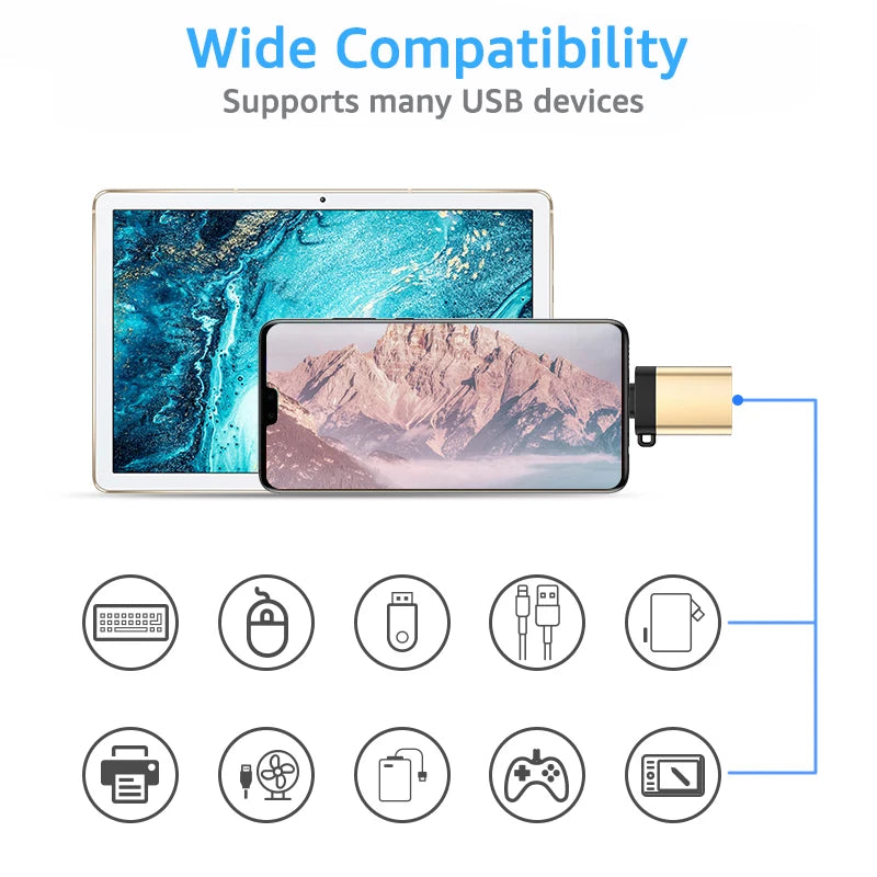 PC Micro USB 3.0 OTG Adapter For Samsung Tablet Android Phone Micro USB Connector For Xiaomi Redmi Huawei OTG Micro USB Converter