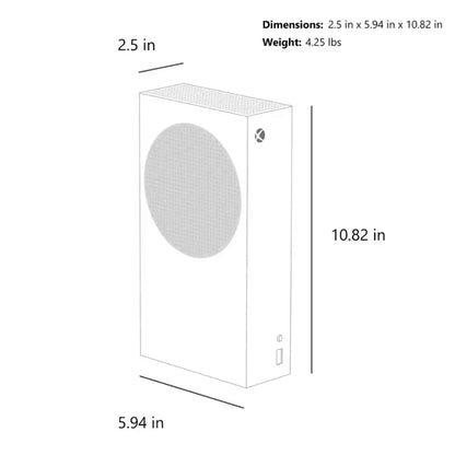 PCMicrosoft - Xbox Series S 512GB All-Digital Console (Disc-Free Gaming) -