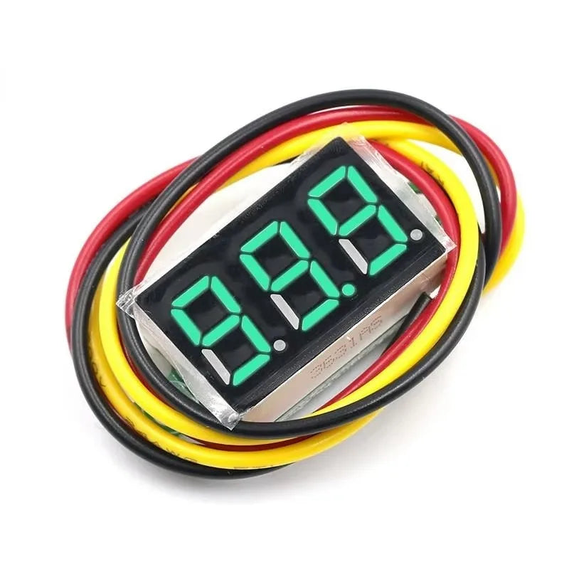 Mini Digital Voltmeter Voltage Meter 3-Wire 0.36 Inch DC 0-30V Red Digital LED Electronic Parts Accessories Digital Voltmeter