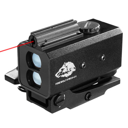 Mini Laser Infrared Rifle Scope Rangefinder  Hunting Shooting Distance Angle Speed Camouflage Tactical Mounted Measurer