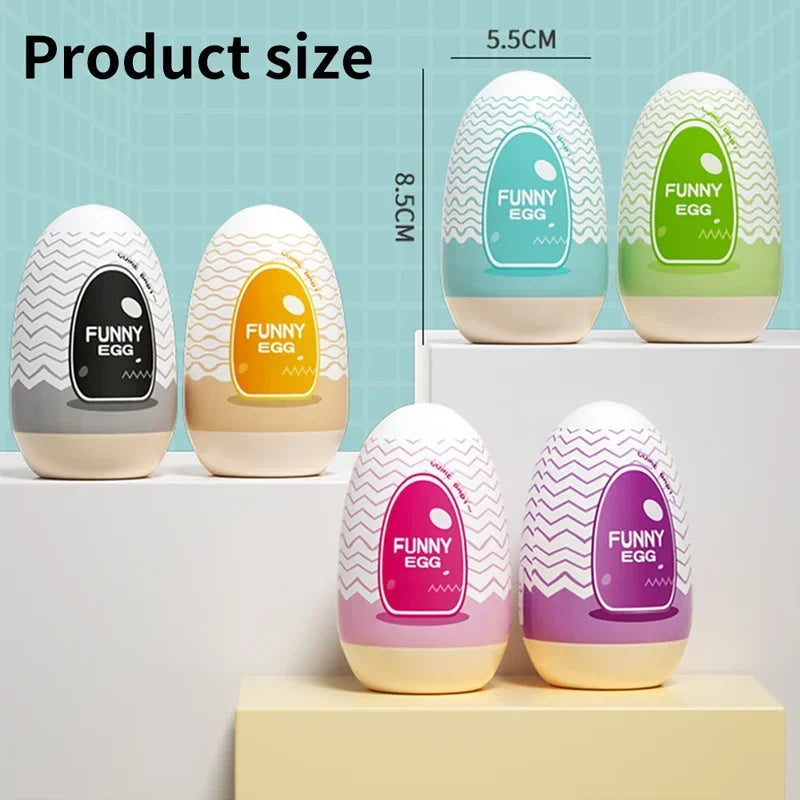 Mini Portable Egg Realistic Vagina Beginner Soft Masturbation Cup Penis Massager Stimulator Sex Toys  Man gtooza.com