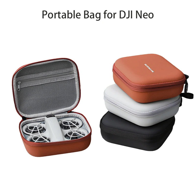 Mini Storage Bag  DJI Neo Travel Case Orange/Black/Gray EVA Carrying Case Drone Body Bag  DJI Neo Bag Accessories