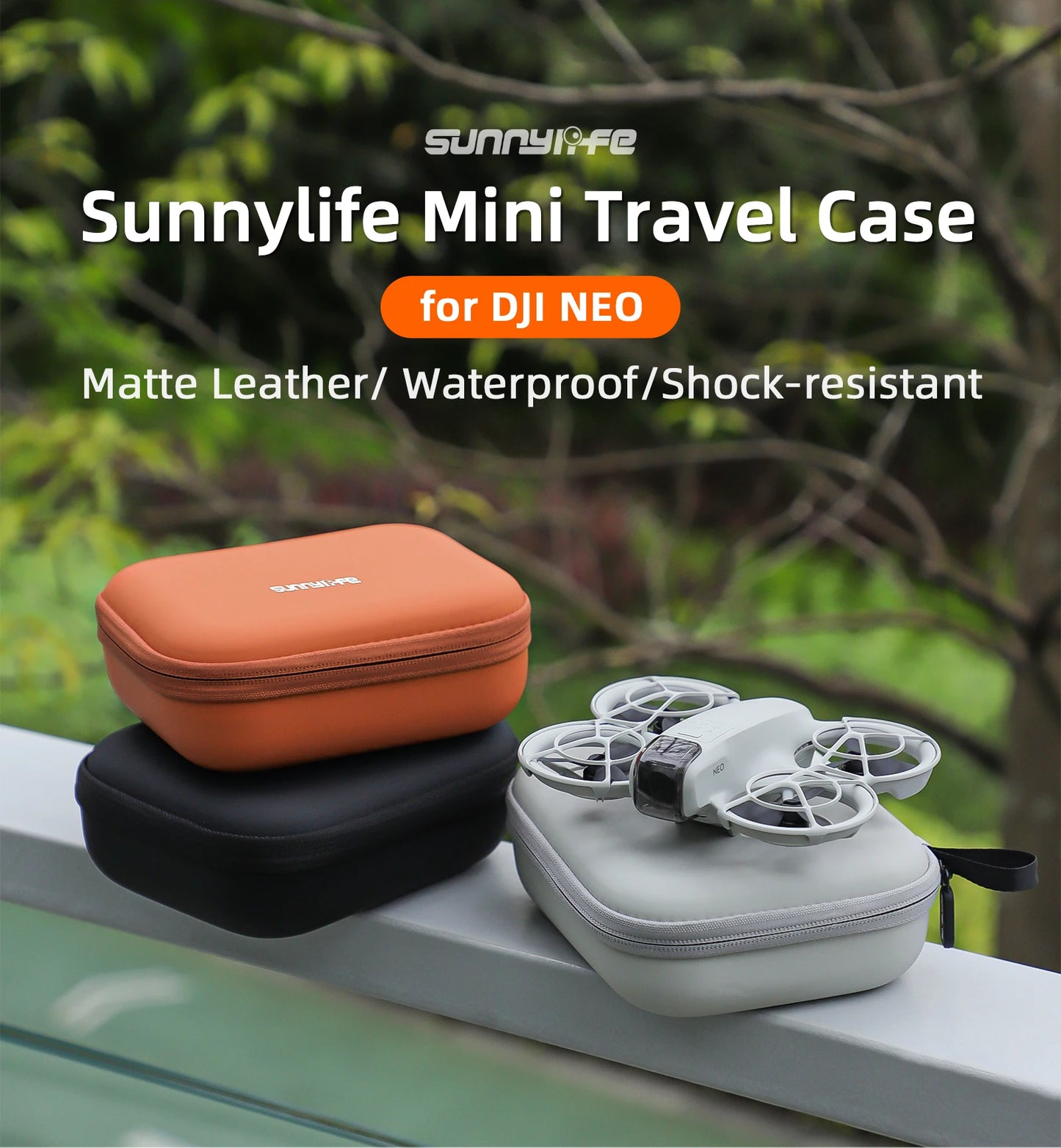 Mini Storage Bag  DJI Neo Travel Case Orange/Black/Gray EVA Carrying Case Drone Body Bag  DJI Neo Bag Accessories