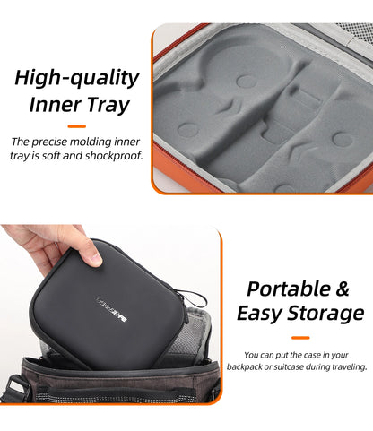 Mini Storage Bag  DJI Neo Travel Case Orange/Black/Gray EVA Carrying Case Drone Body Bag  DJI Neo Bag Accessories