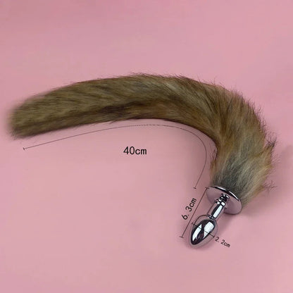 Mini Tail Beginner Sexy Fox Stainles Steel Anal Plug Cosplay Sex Toys  Woman Couple Men Adult Product gtooza.com