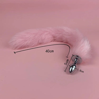 Mini Tail Beginner Sexy Fox Stainles Steel Anal Plug Cosplay Sex Toys  Woman Couple Men Adult Product gtooza.com