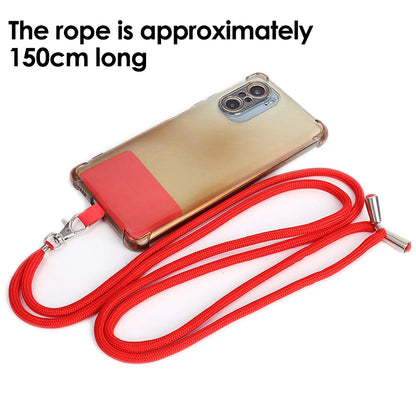 Mobile Phone Lanyard Crossbody Adjustable Neck Strap Anti Drop Cellphone Tether Tab Universal Anti-lost Wriststrap Hanging Rope