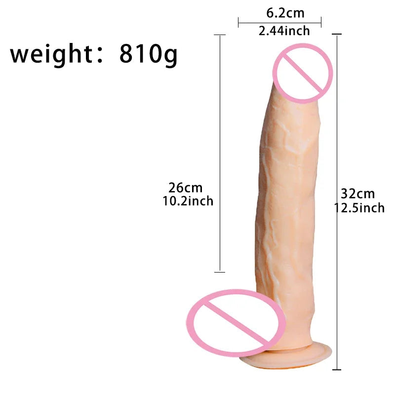 GtoozaMoonuo Female Giant Masturbator Extra Large Dildo Healthy Soft Glue Suction Cup  Women Big Dick Sex Toys gtooza.com