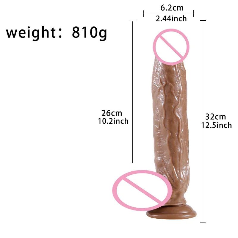 GtoozaMoonuo Female Giant Masturbator Extra Large Dildo Healthy Soft Glue Suction Cup  Women Big Dick Sex Toys gtooza.com