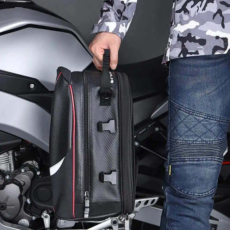 PC Motorcycle Bags For Back Seat Motorcycle Rear Seat Luggage Bags Motorcyc