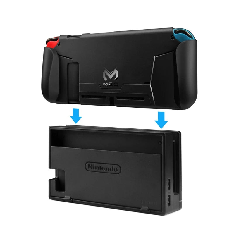 Multi TPU Shell Soft Protective Case Guard Cover For Nintendo Switch card Holder Ergonomic Handle Grip Accessories